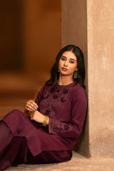 2 Piece Raw Silk Embroidered (FS0099)